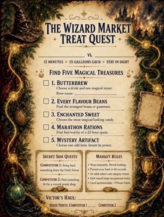 The Wizard Market Treat Quest page